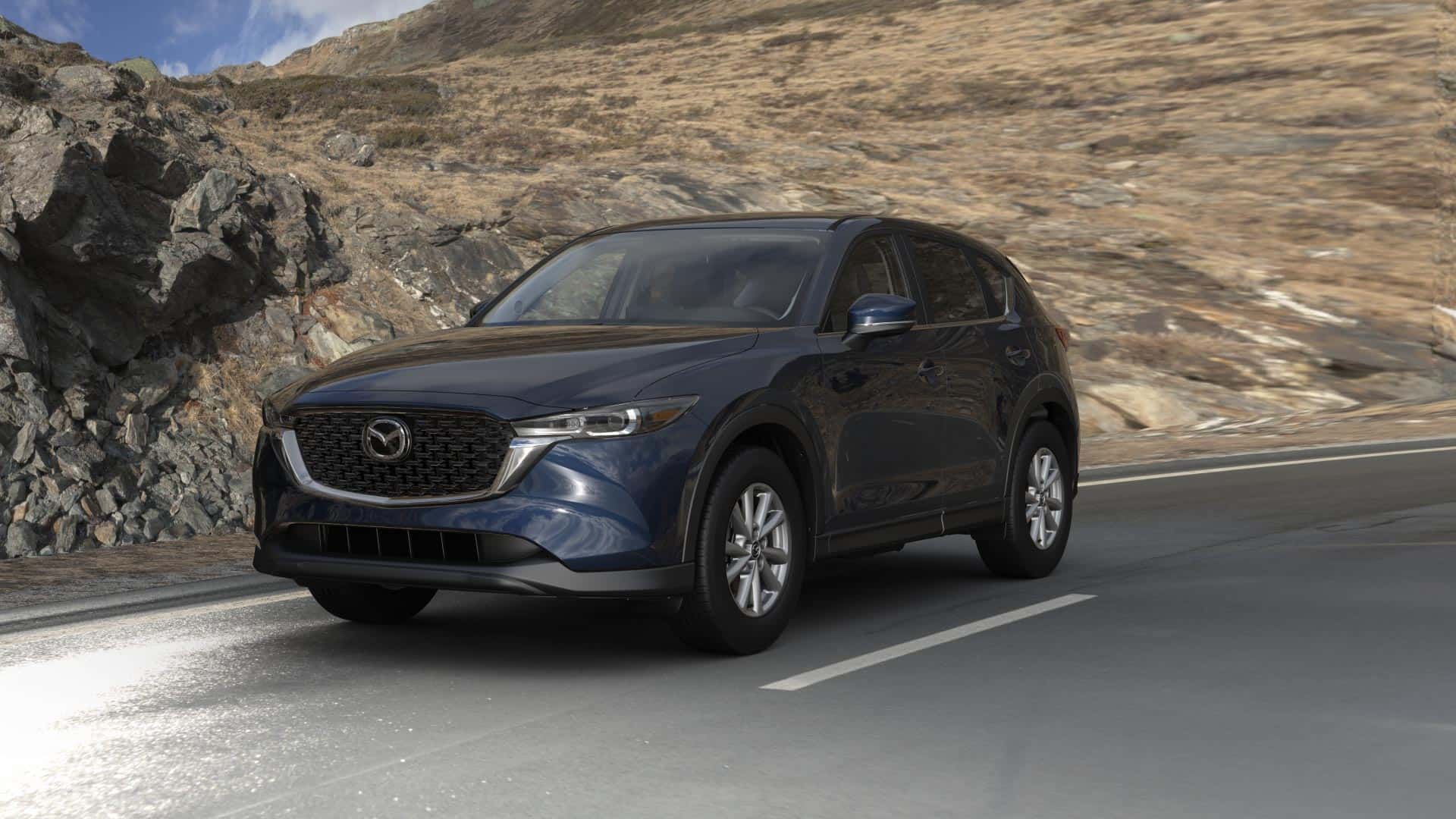 2023 Mazda CX-5 2.5 S Select Deep Crystal Blue Mica | Cook Mazda in Aberdeen MD